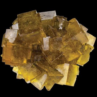 Yellow Fluorites from Annaberg, Germany